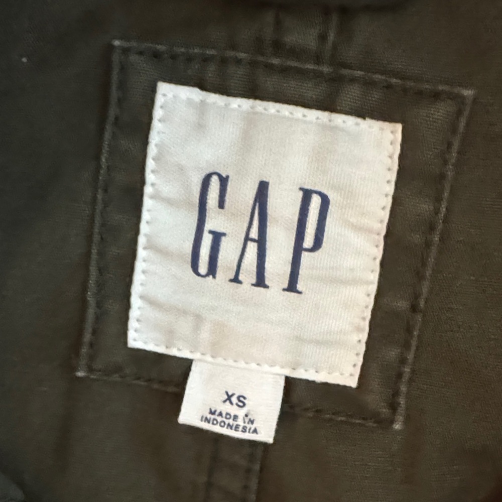 GAP Women's Army Green Barn Chore Field Jacket Coat Size XS NWT - Picture 7 of 11